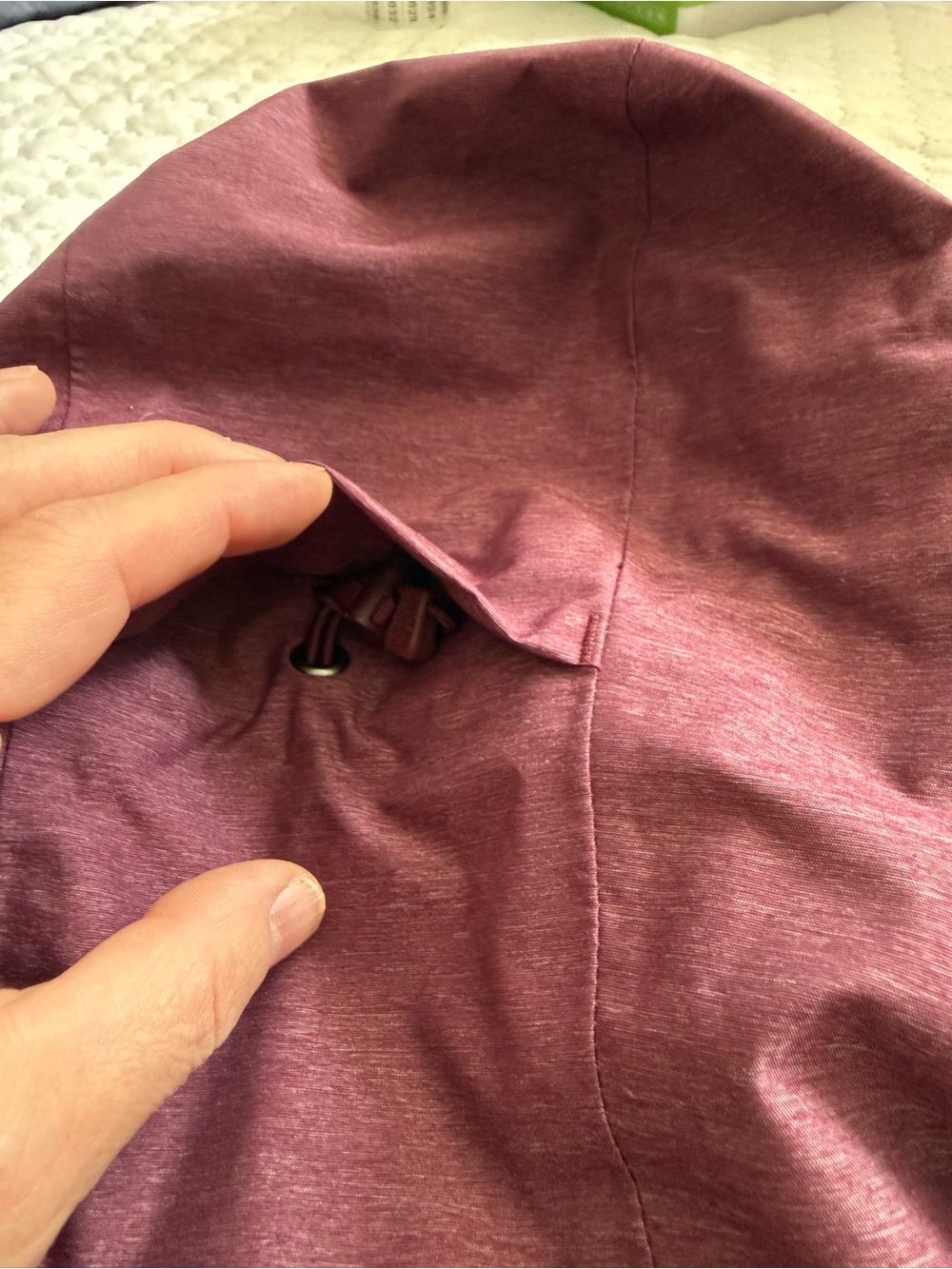 The North Face Women’s Hooded Rain Jacket — Maroon - Picture 6 of 12